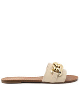 RASTEIRA OFFWHITE FLAT CORRENTE A 10176 1004 0001 AREZZO - Vintedoisk